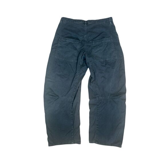 Nili Lotah Shon Pant Carbon Gray Women’s 10 curved silhouette baggy twill boho - Picture 4 of 16